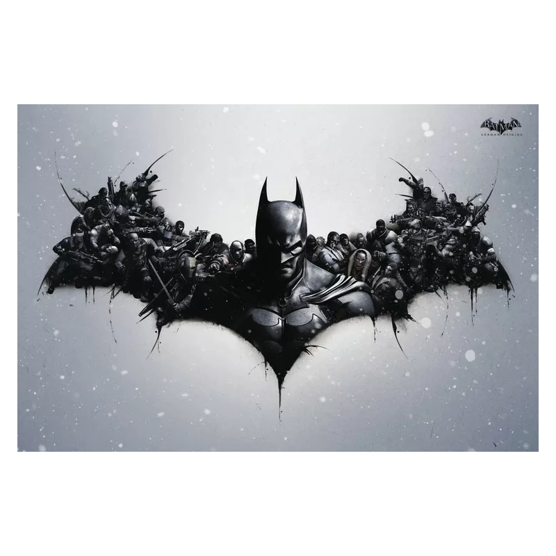 Tableau sur toile Batman Arkham Origins - Logo